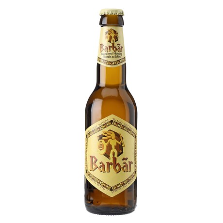 Barbar lager with honey 8 ° 33 cl 