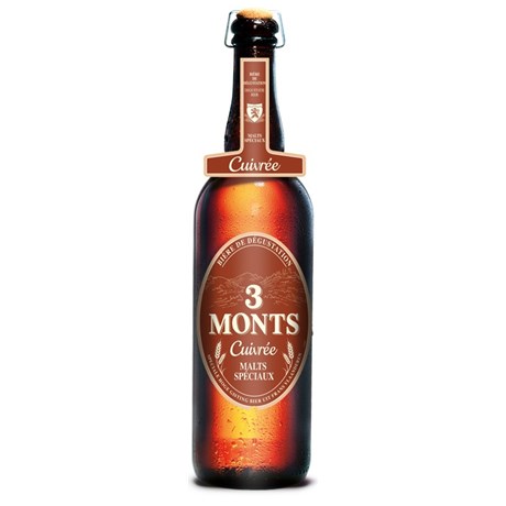 Bière Cuivrée Trois Monts 7.5° - 75 cl