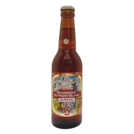 Bière de Mont-Blanc rousse 7.2% 75 CL