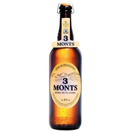 Bière blonde Trois Monts 8.5° - 75 cl