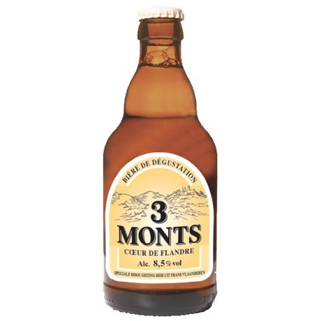 Bière blonde Trois Monts tradition 8.5° 33 cl