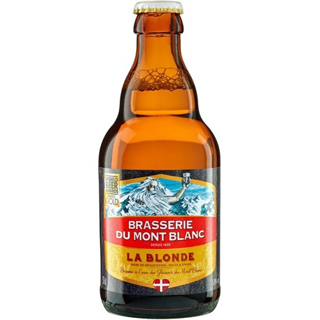 Blond beer 5.8 ° 33 cl Brasserie du Mont-Blanc 