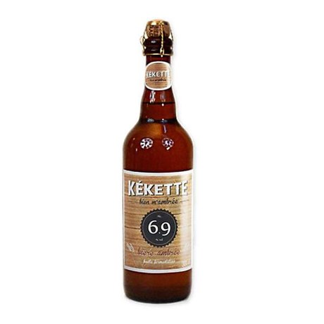 Kékette amber beer 6.9 ° 75 cl 