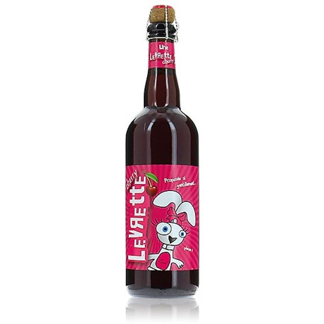 Levrette Cherry bière rouge 3.5° 75 cl