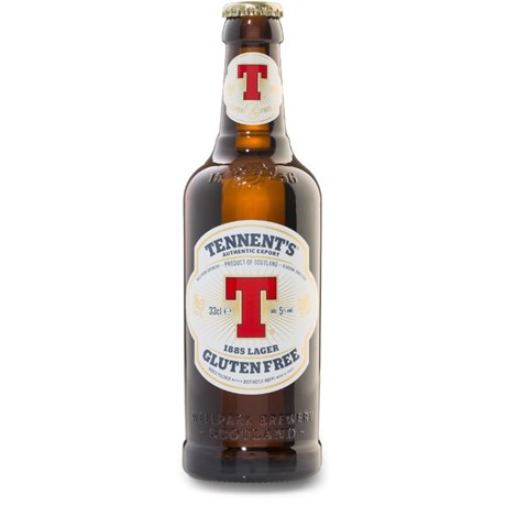 Tennent's Gluten Free 1885 Lager 5° 33 cl