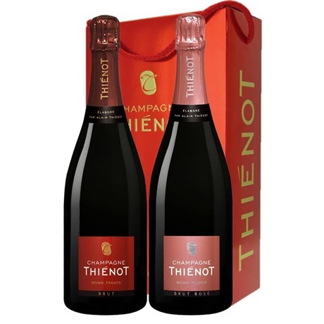 Coffret Cadeau Thiénot Brut + Thiénot Rosé