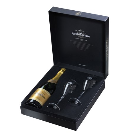 Coffret Dégustation Cuvée Léonie Brut et 2 flûtes