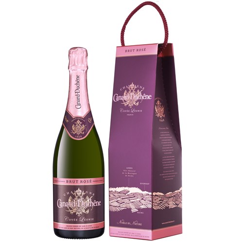 Cuvée Léonie Rosé avec Etui - Champagne Canard Duchêne