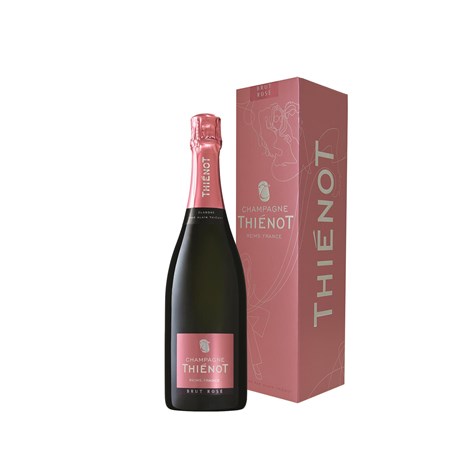 Thienot Brut Rosé Champagne with case 