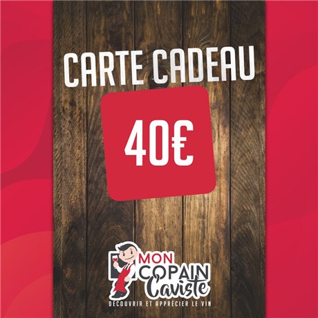 Carte Cadeau 40€