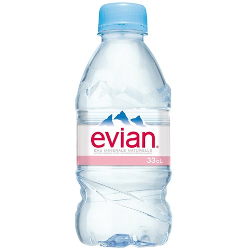 Natural mineral water Evian 33 cl 