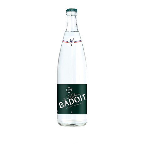 Natural mineral water fizzy Badoit 1L 