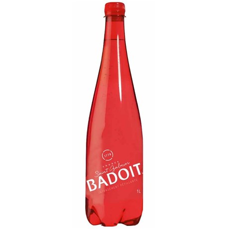 Sparkling natural mineral water 1 L PET Badoit red 6b11bd6ba9341f0271941e7df664d056 