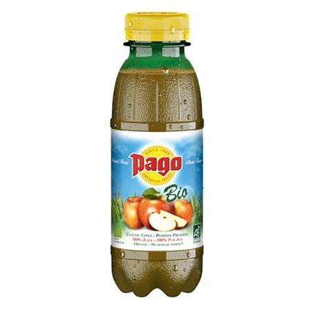 Fruit juice Pago Organic pressed apples 33 cl 6b11bd6ba9341f0271941e7df664d056 