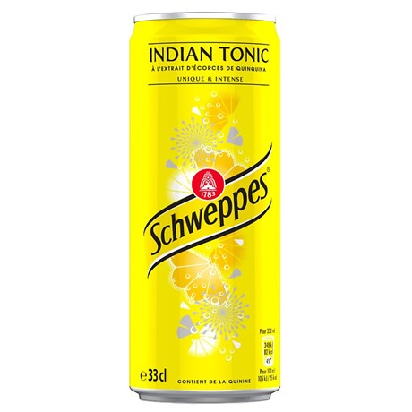 Schweppes Indian Tonic boîte slim