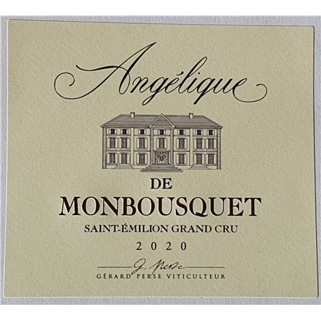 Angélique de Monbousquet - Saint-Emilion Grand Cru 2020