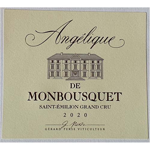 Angélique de Monbousquet - Saint-Emilion Grand Cru 2020