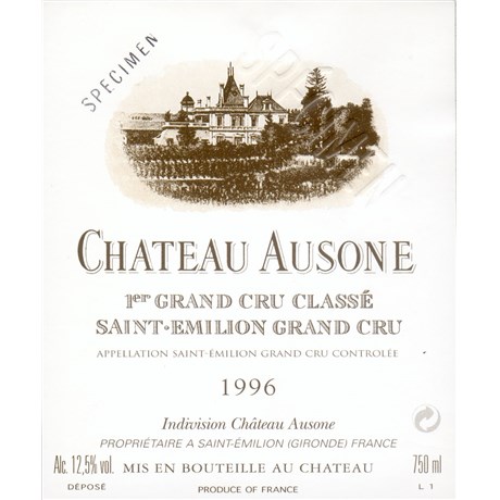Ausone - Saint-Emilion 1996