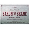 Baron de Brane - Castle Brane Cantenac - Margaux 2015 