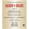 Le Baron de Brane - Château Brane Cantenac - Margaux 2017
