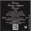 Beau Séjour Bécot - Saint-Emilion Grand Cru 2019