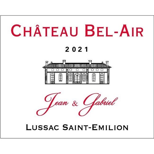 Bel-Air 'Jean & Gabriel' - Lussac Saint-Emilion 2021