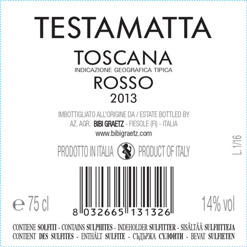 Bibi Graetz - Testamatta - Toscana IGT 2013