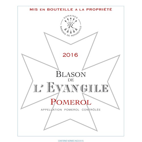 Blason de l'Evangile - Pomerol 2016