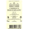 Bordeaux de Maucaillou blanc - Bordeaux 2014