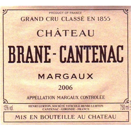 Brane Cantenac - Margaux 2006