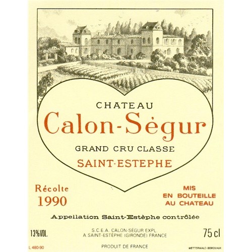 Calon Ségur - Saint-Estèphe 1990
