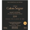 Calon Ségur - Saint-Estèphe 2019