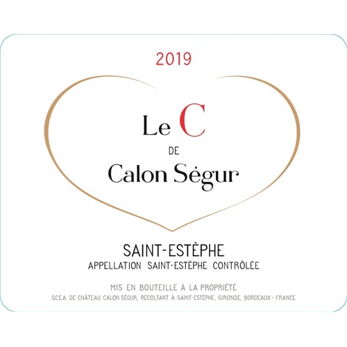 C de Calon Ségur - Saint-Estèphe 2019