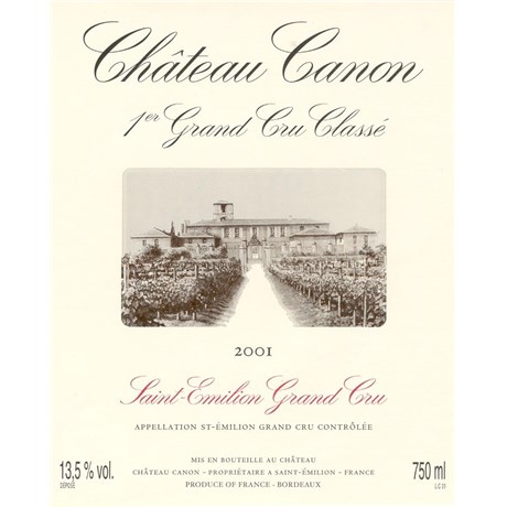 Canon - Saint-Emilion Grand Cru 2001