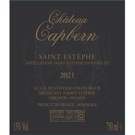 Capbern - Saint-Estèphe 2021
