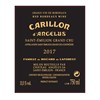 Le Carillon d'Angélus - Château Angélus - Saint-Emilion Grand Cru 2017