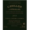 Carillon de l'Angélus - Saint-Emilion Grand Cru 2015