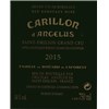 Carillon de l'Angélus - Saint-Emilion Grand Cru 2015