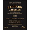 Carillon d'Angélus - Saint-Emilion Grand Cru 2020