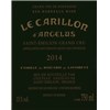 Carillon of the Angelus - Saint-Emilion Grand Cru 2014 