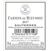 Carmes de Rieussec - Château Rieussec - Sauternes 2017