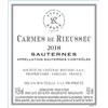 Carmes de Rieussec - Château Rieussec - Sauternes 2018
