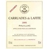 Carruades de Lafite - Château Lafite Rothschild - Pauillac 2005