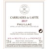 Carruades de Lafite - Château Lafite Rothschild - Pauillac 2017