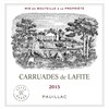 Carruades de Lafite - Pauillac 2015