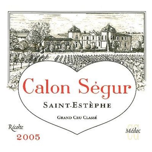 Castle Calon Ségur - Saint-Estèphe 2005 