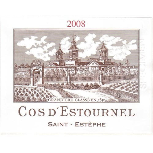 Castle Cos d'Estournel - Saint-Estèphe 2008 
