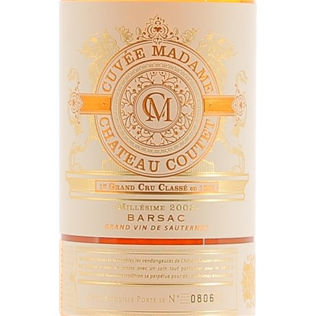 Castle Coutet - Cuvée Madame - Barsac 2003 