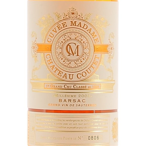 Castle Coutet - Cuvée Madame - Barsac 2003 