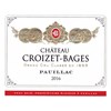 Castle Croizet Bages - Pauillac 2016 